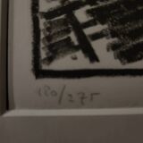 Œuvre graphique « De Bader » kunstenaar Thé van Bergen Nederland, 2010