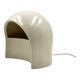 Organic white ceramic table lamp, Italy 1970