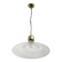 Mid-Century Modern Italian Murano Spiral Glass Pendant Lamp, 1970s