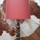 A bohemian-style lamp