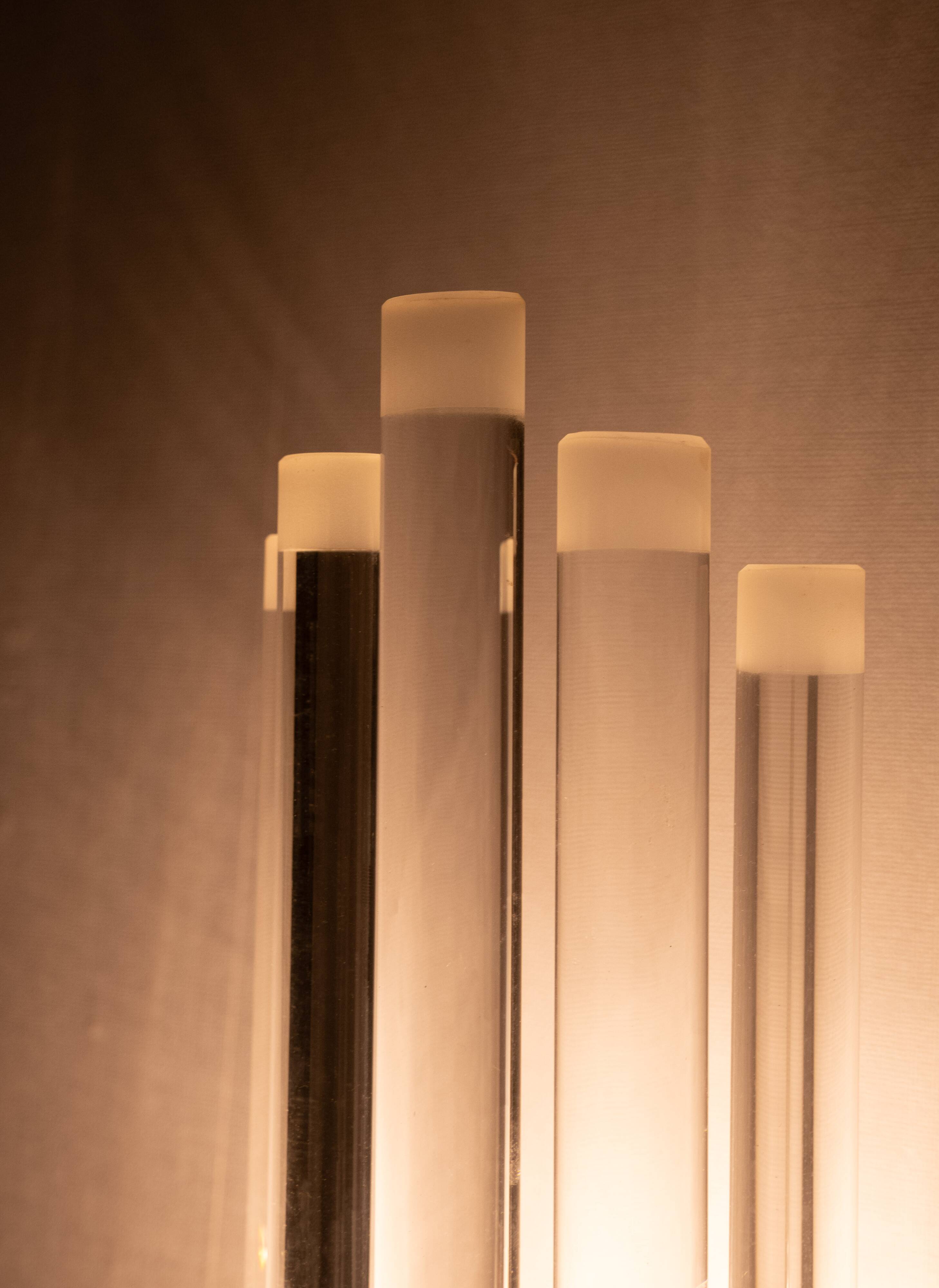 Large Cut Glass Venini Wall lamp 1970s Italy