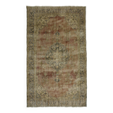 Turkish Anatolian Handmade Vintage Rug 296 cm x 187 cm