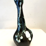 Old vase soliflore céramique " cyclops Annecy " Savoie, vintage 70'