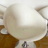 White Kartell Eros chair (Starck)