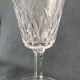 Set of 11 vintage cut glass glasses from Vmc Reims France, model Arlequin.