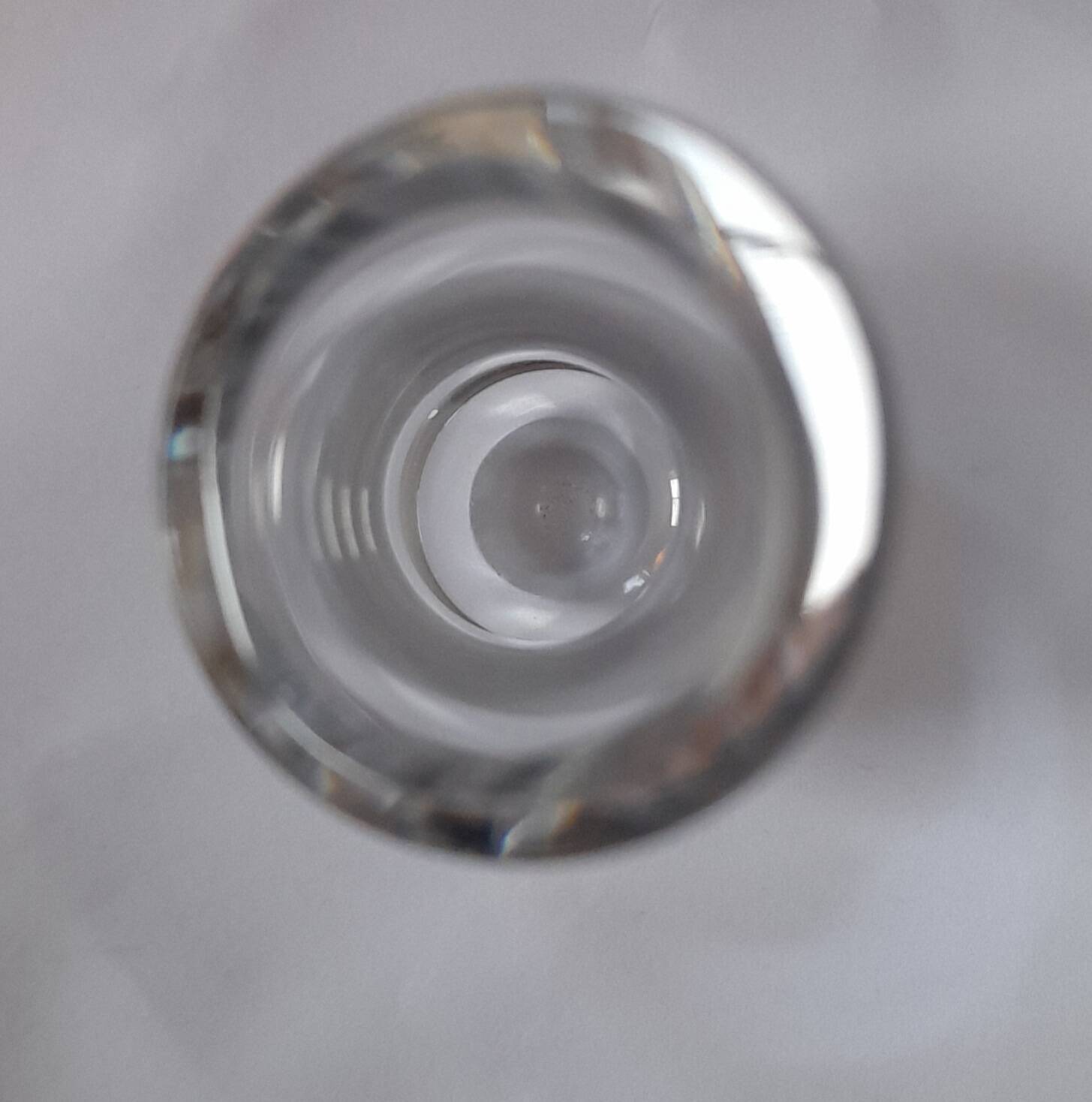 Vase soliflore en cristal à col tronqué Baccarat