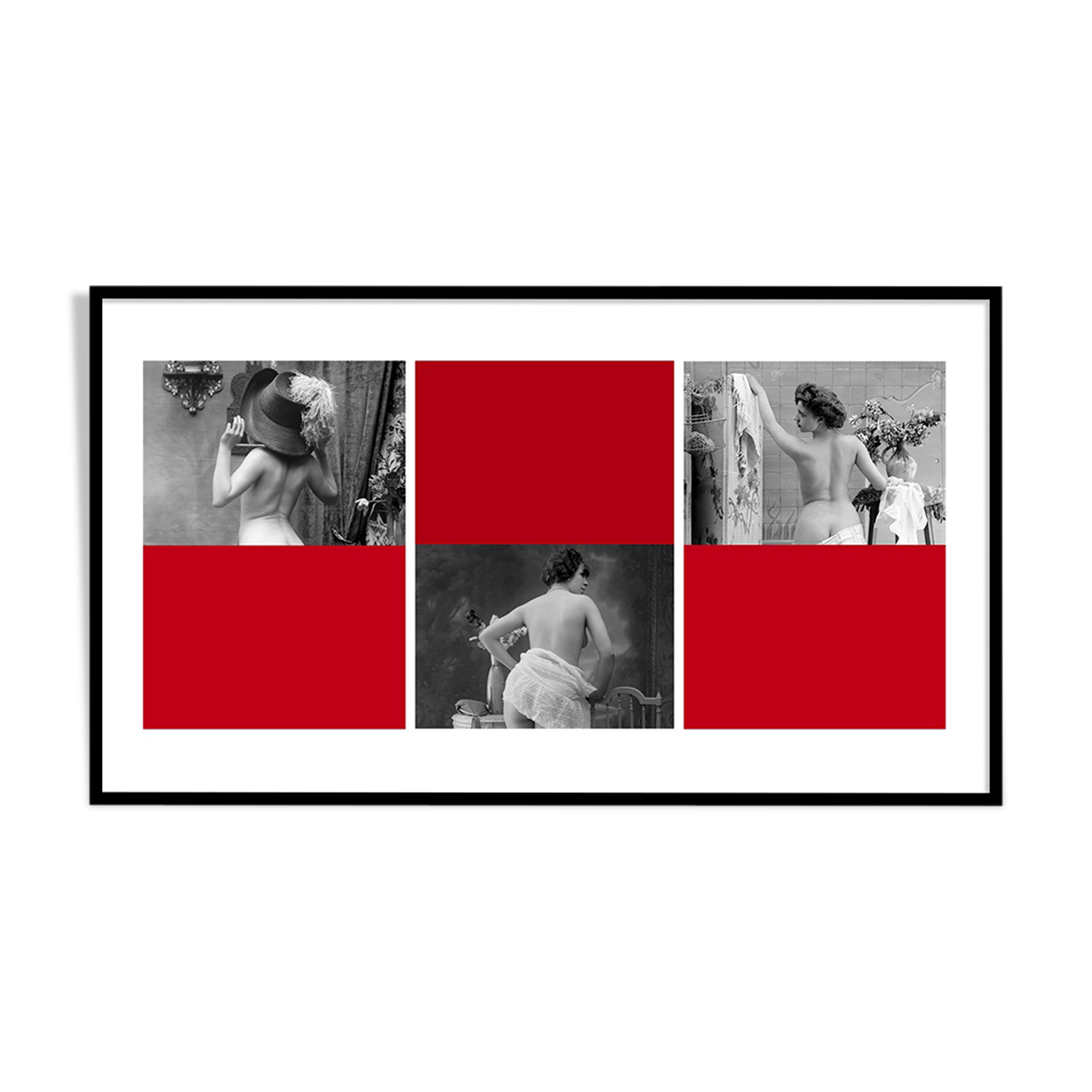 Vintage photography woman cabaret 1900 - Lot 3 x A4