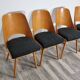 Dining Chairs by Radomir Hoffman for Ton, 1950s, Set of 4