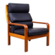 Vintage Teak Armchair High-Back Mid Century Danish