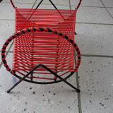 1960 vinyl record holder in red soubidou