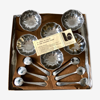 Ice cup box spoons and tray