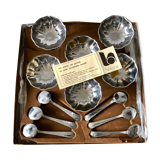 Ice cup box spoons and tray