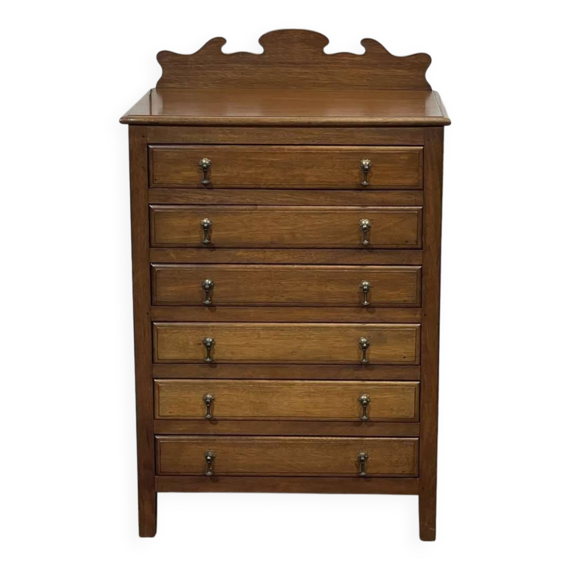 English mahogany music cabinet from the early 20th century