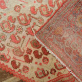 Antique persian wool malayer rug 183x131