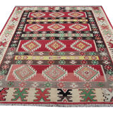 Kilim anatolien fabriqué à la main  203x294cm