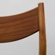 Set of Six Mid-Century Modern Belgian Teak Dining Chairs, 1960s