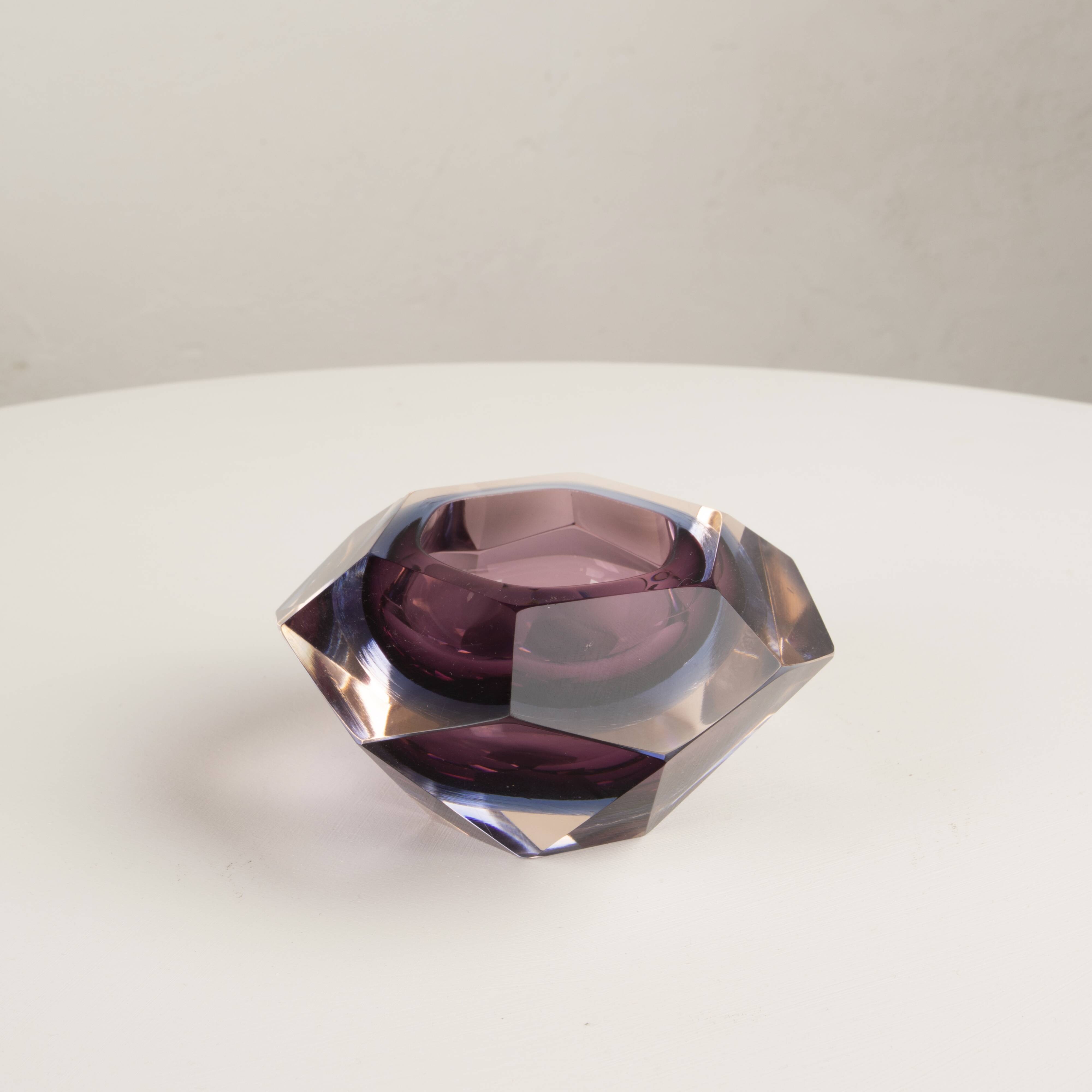 Sculptural ashtray attributed to Flavio Poli for Seguso Vetri d’Arte 1970