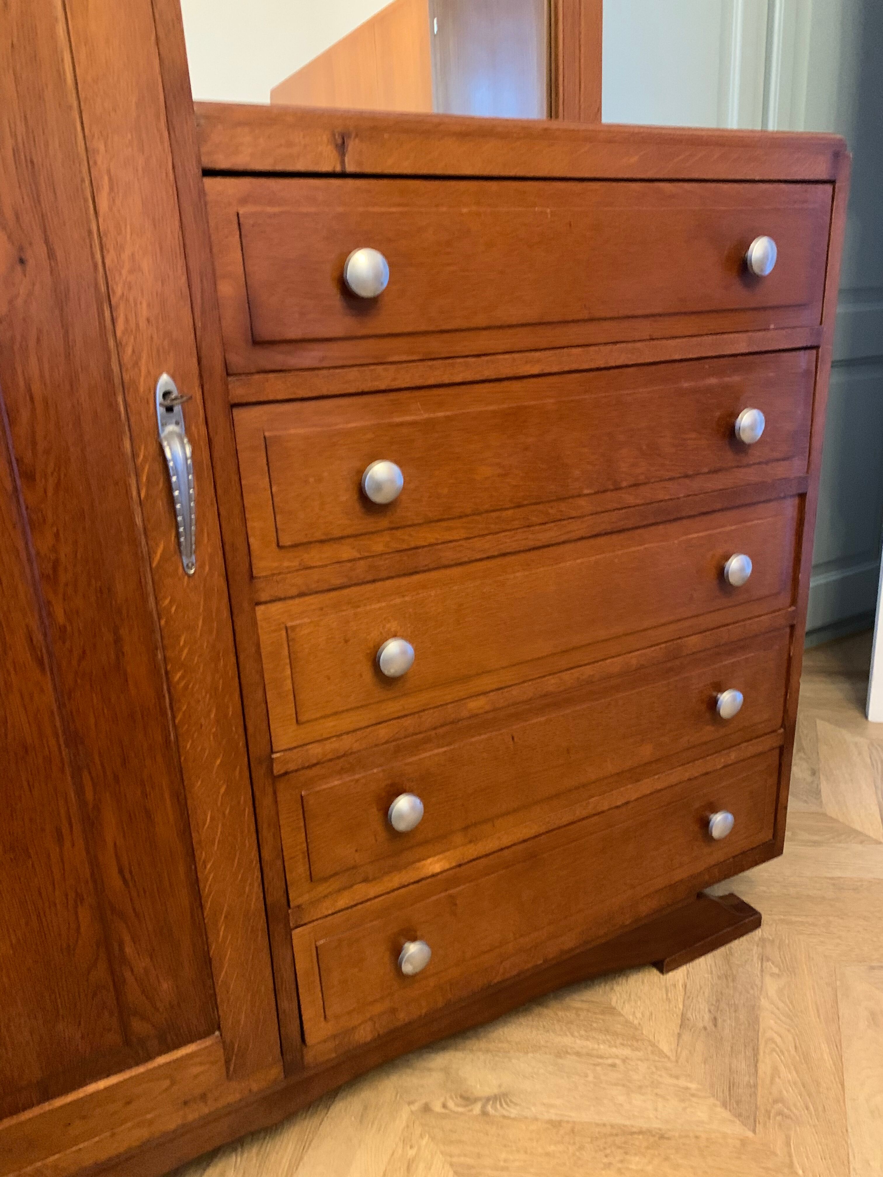 Vintage asymmetrical cabinet