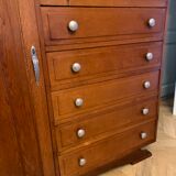 Vintage asymmetrical cabinet