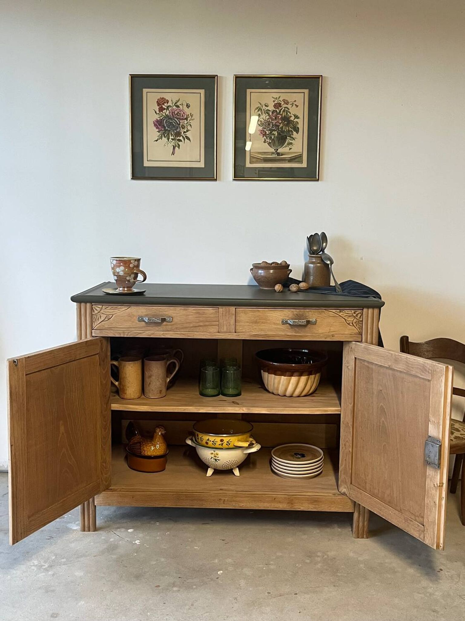 Buffet ancien style art déco