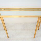 Gold metal console, Pierre Vandel