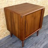 1960s 1970s Teak Sideboard Credenza Cabinet Danish Modern Design Denmark