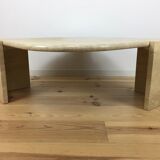 Bass table in travertine Roche Bobois