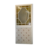 Porte vitrée en pitchpin
