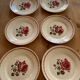 Set of 12 Badonvillier Germaine flat plates