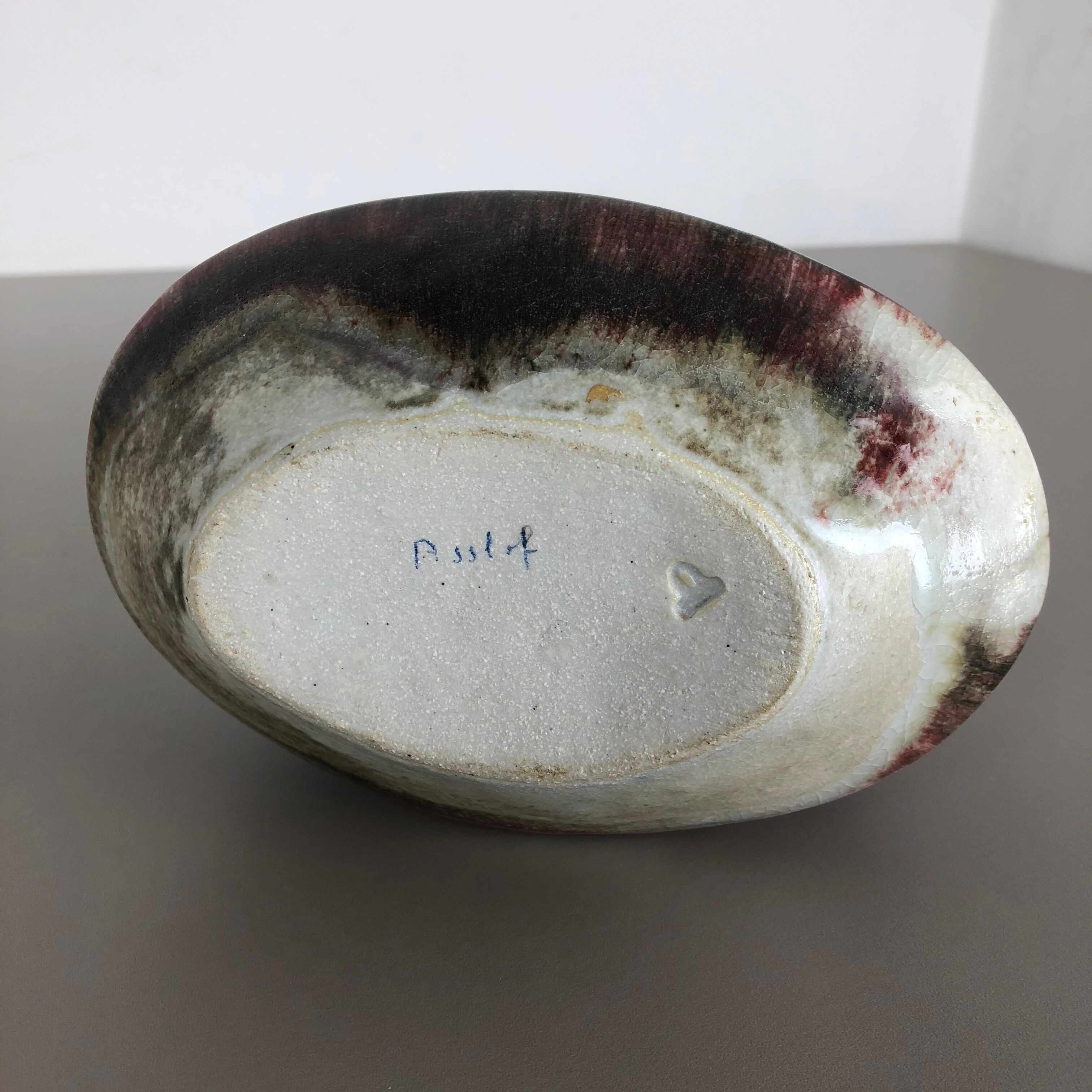 Ceramic Studio Pottery Vase by Bruno and Ingeborg Asshoff, Germany, 1960s