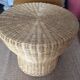 Wicker coffee table