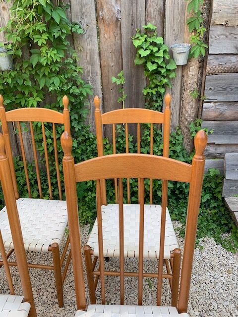 Lot de 4 chaises Roche Bobois années 80