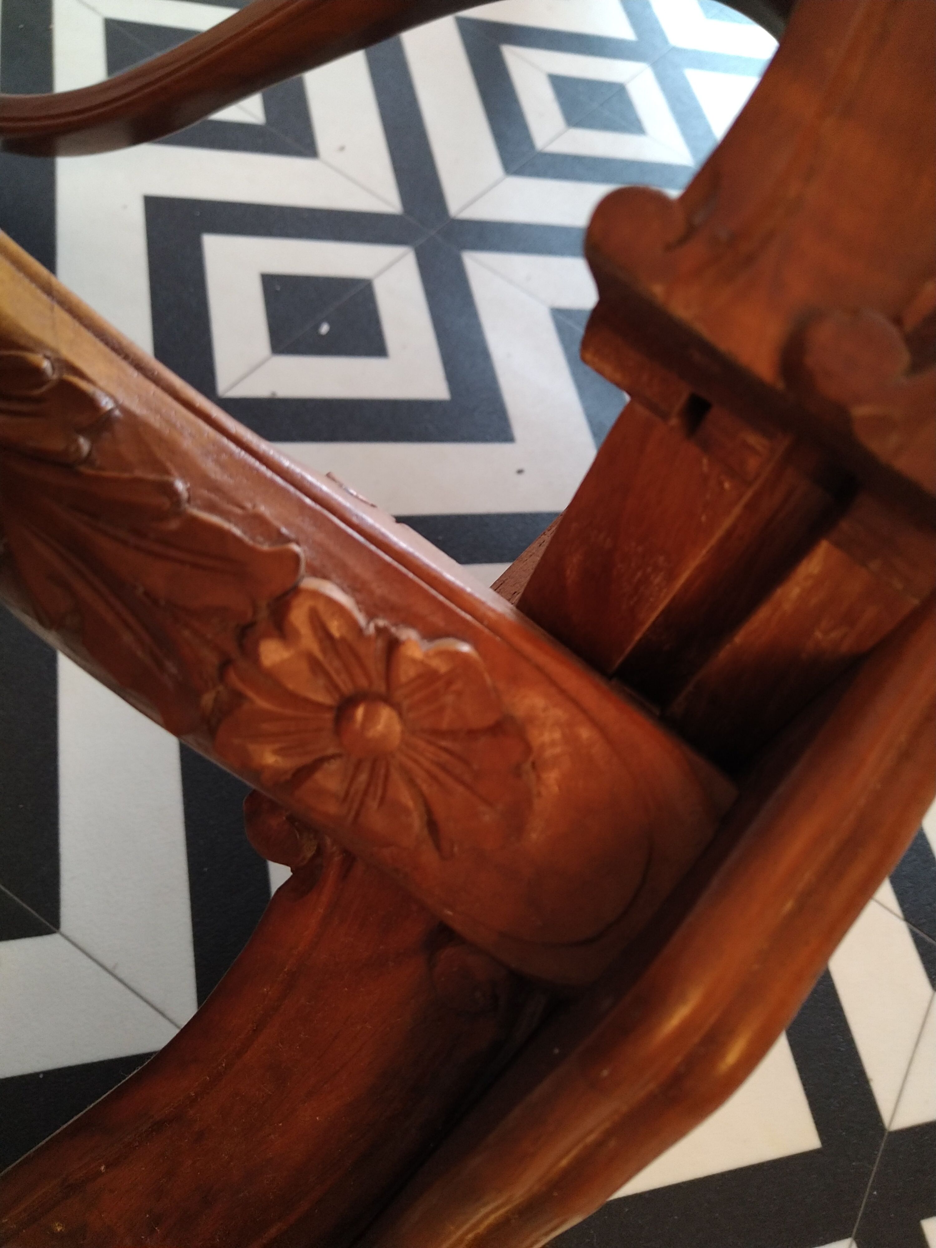 Pair of art nouveau consoles