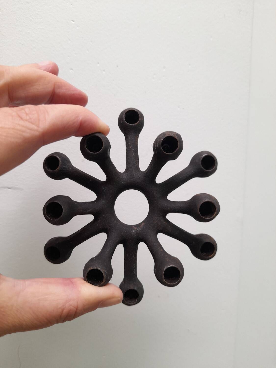 3 Spider candle holders by Jens Quistgaard dansk