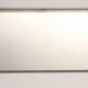 Antique mirror with silver metal rim