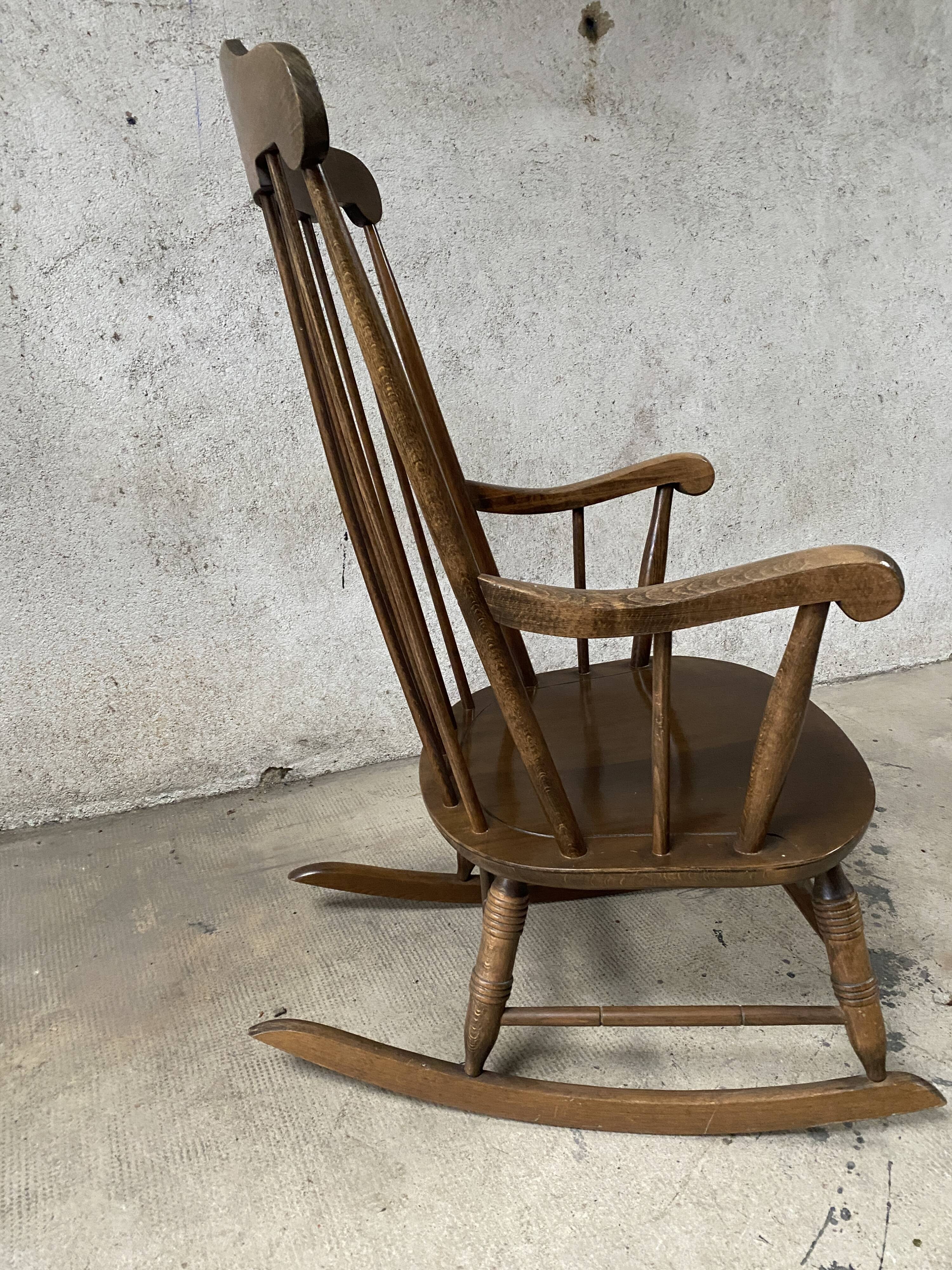 Old rocking-chair of the 50s