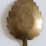 Empty pocket vintage brass sheet