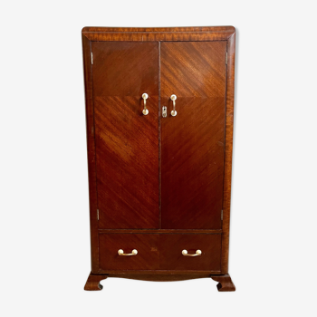 Art deco gentleman's single wardrobe