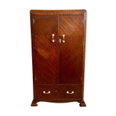 Art deco gentleman's single wardrobe