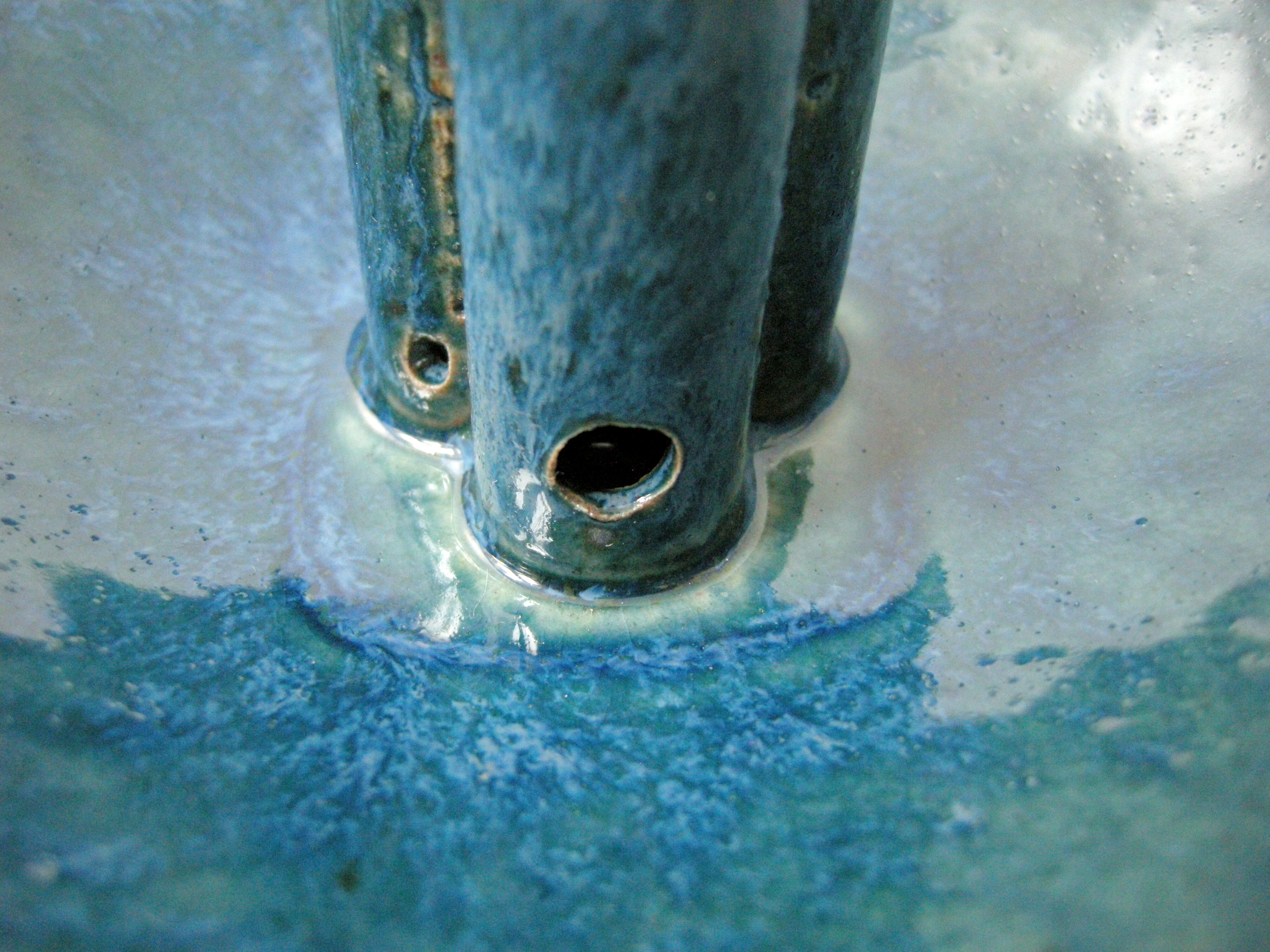 Vintage stoneware vase 1970