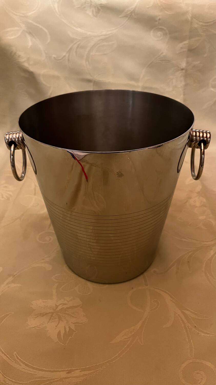 Vintage stainless steel ice bucket