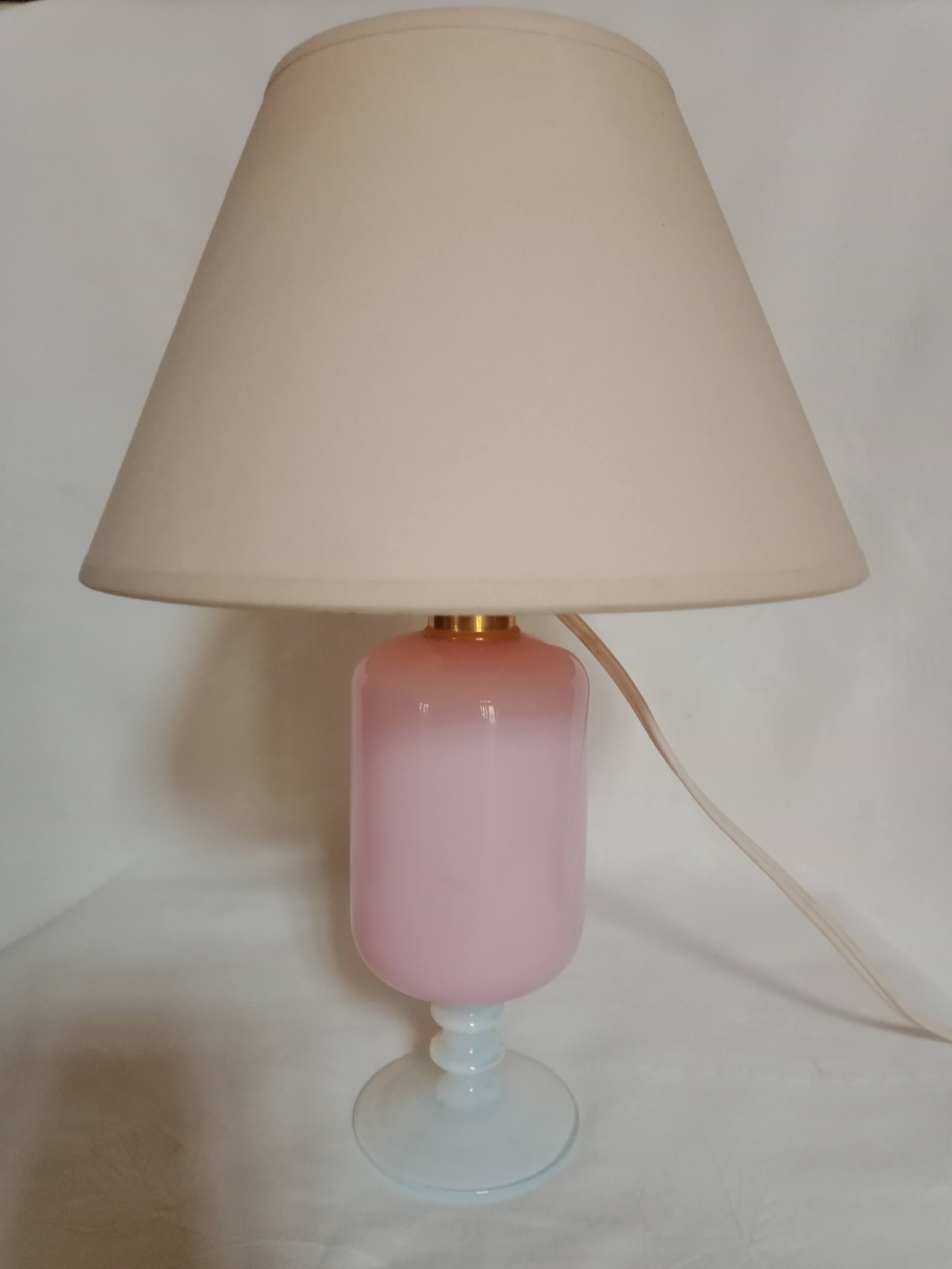 Opaline lamp