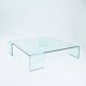 fiam glass coffeetable square