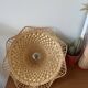 Wall lamp in natural fiber