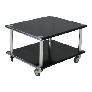 Table basse space age en acier