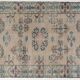 Flower Design Oushak Carpet