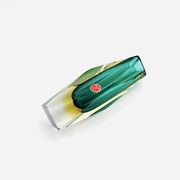 Flavio Poli vase for Seguso - Sommerso - Murano Green & Amber - 1960