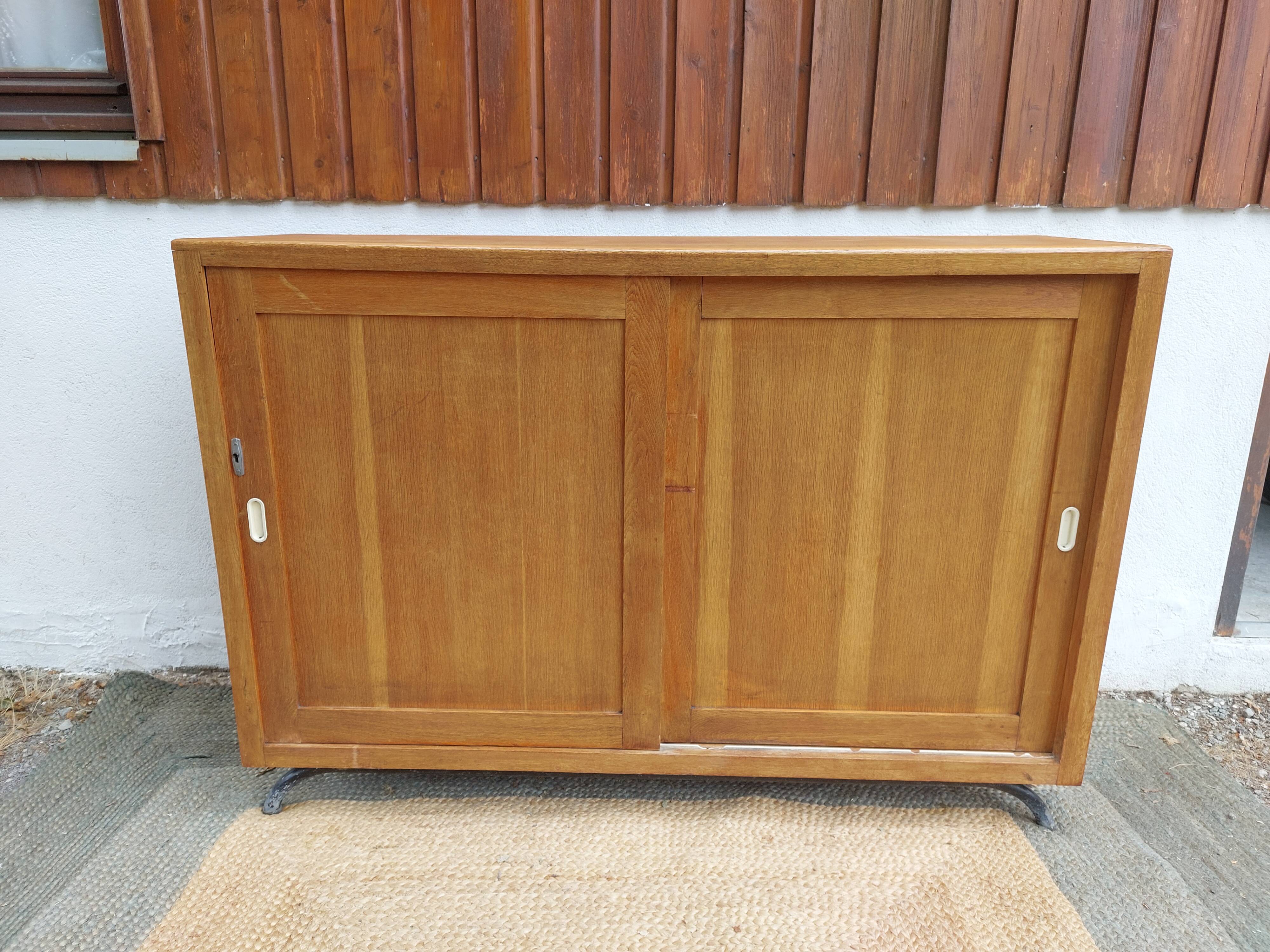 Sideboard, sliding doors, 1970s vintage