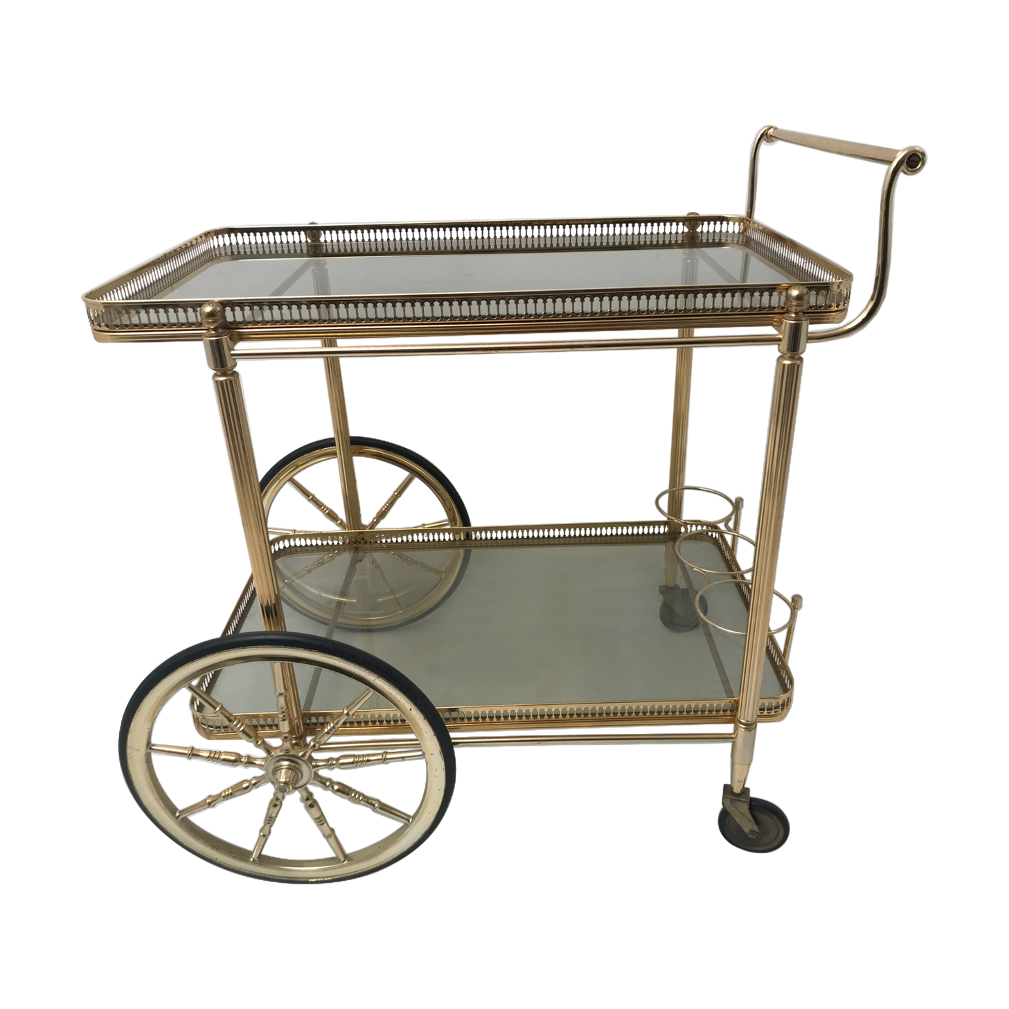 Golden vintage rolling service