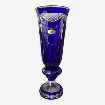 Vase Bleu  En Cristal De VIP